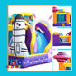 Space Inflatable Bouncy Castle with Slide and Pool / Ball Pit (72039)