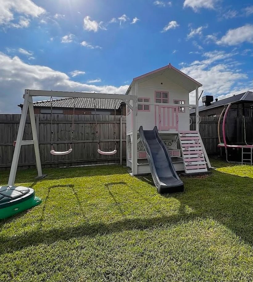 Deposit - Caboodle Shack with Mud Kitchen & Swing Set ($2779)